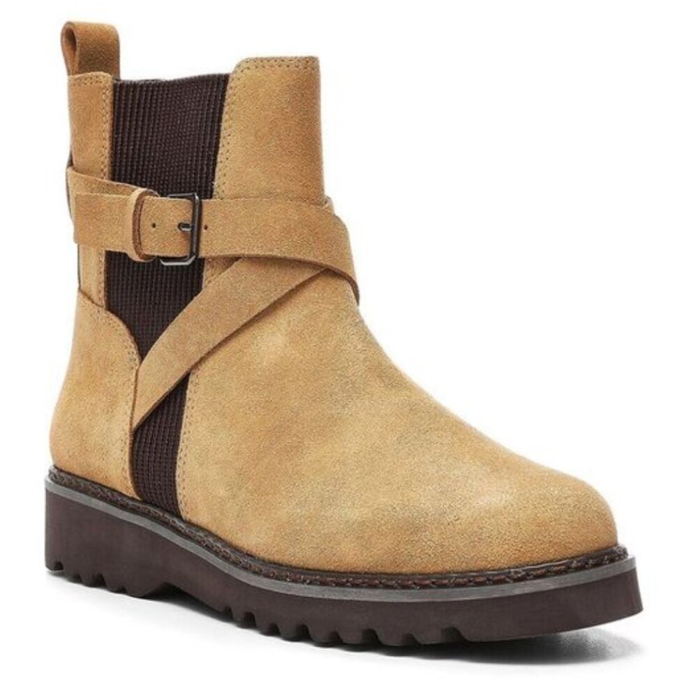 NEW Donald Pliner Captain Leather & Suede Bootie